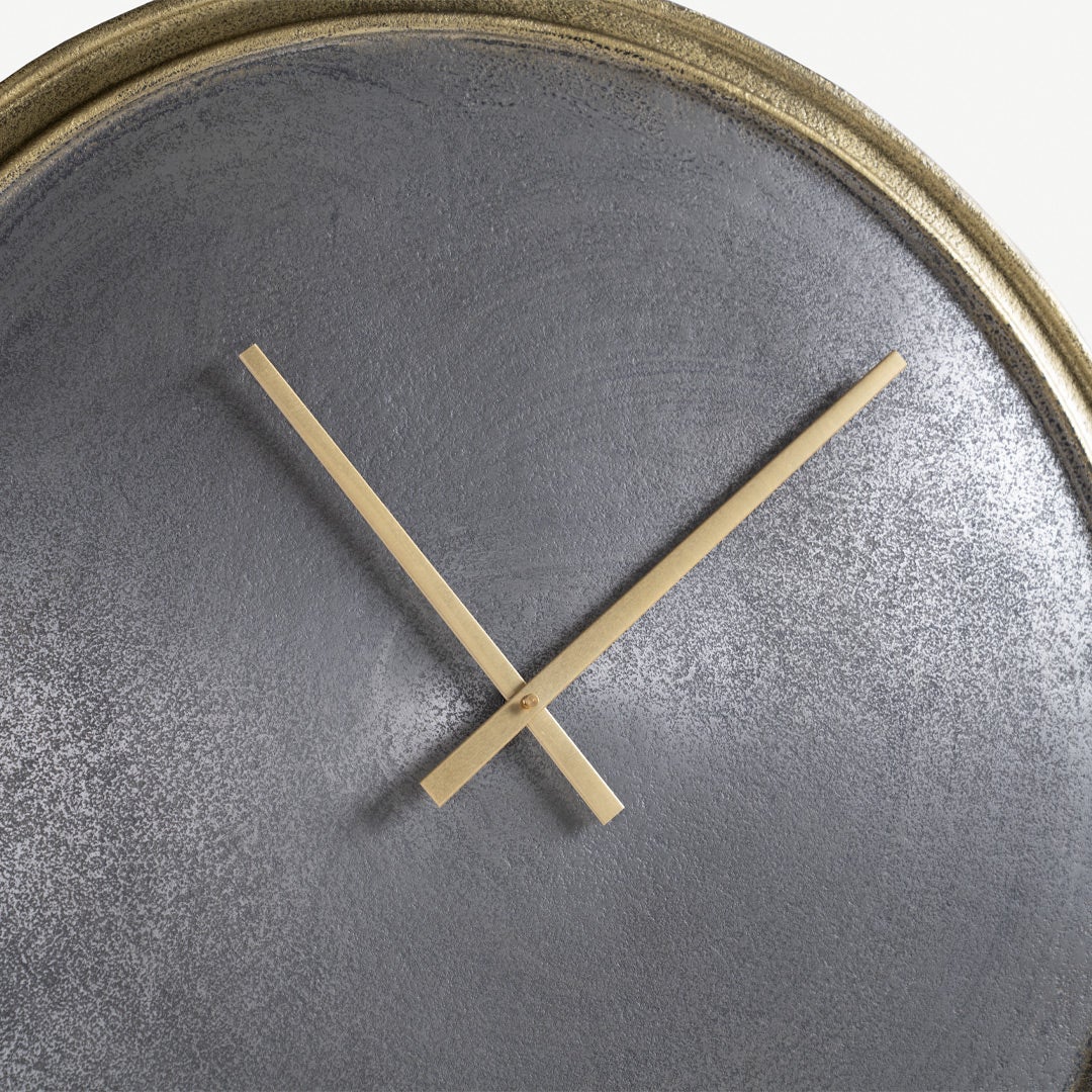 Waren Wall Clock -Grey