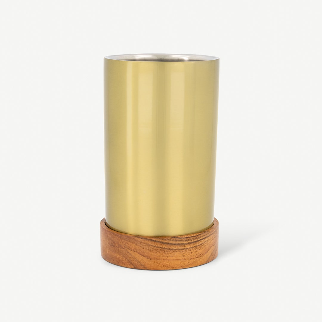 Westly Double Wall Bottle Chiller Brushed Gold