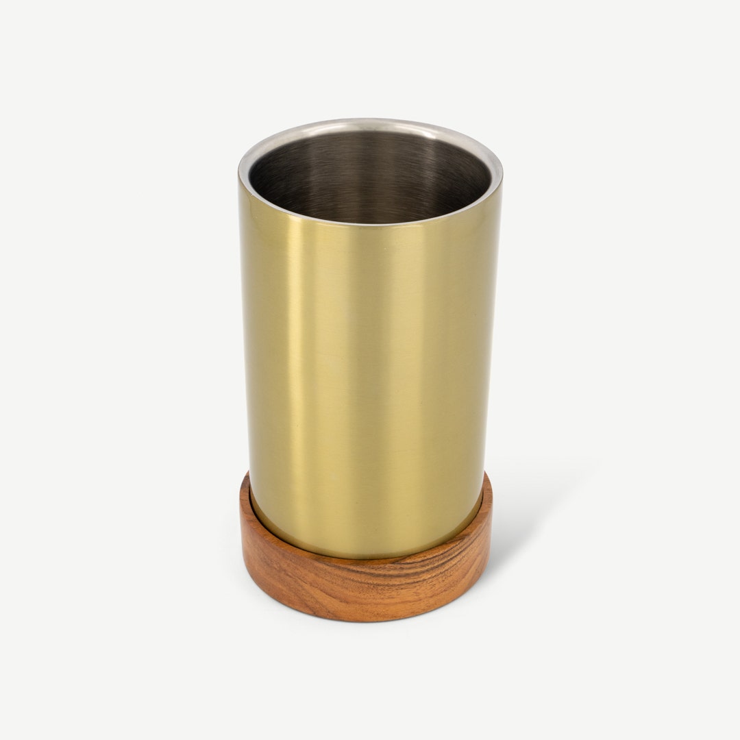 Westly Double Wall Bottle Chiller Brushed Gold