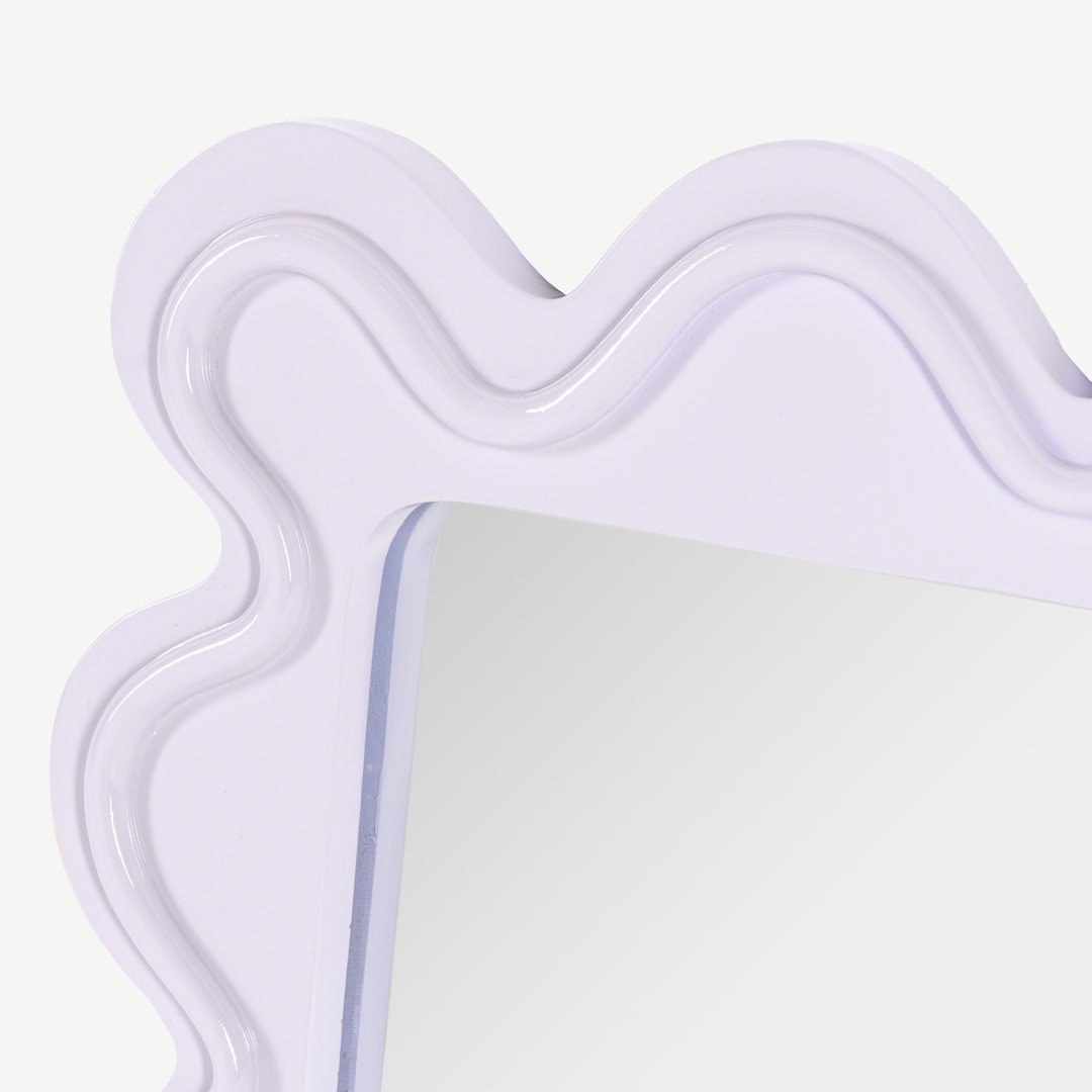 Weylina Decorative Mirror -Lavender