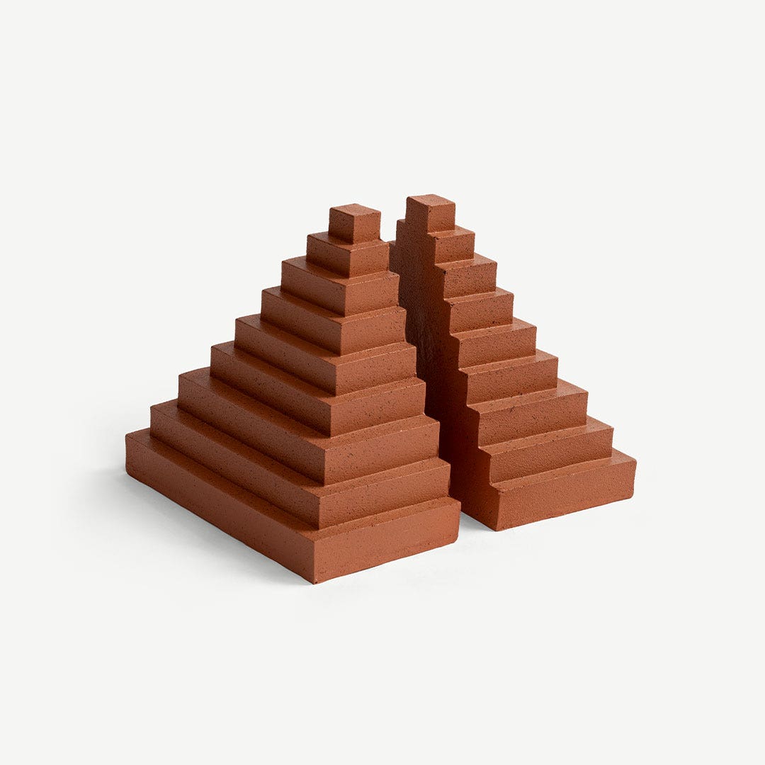 Wilder Bookend - Terracotta