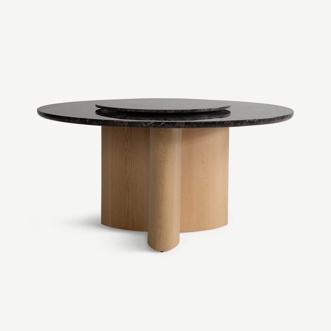 Yani 6 Seater Dining Table Natural