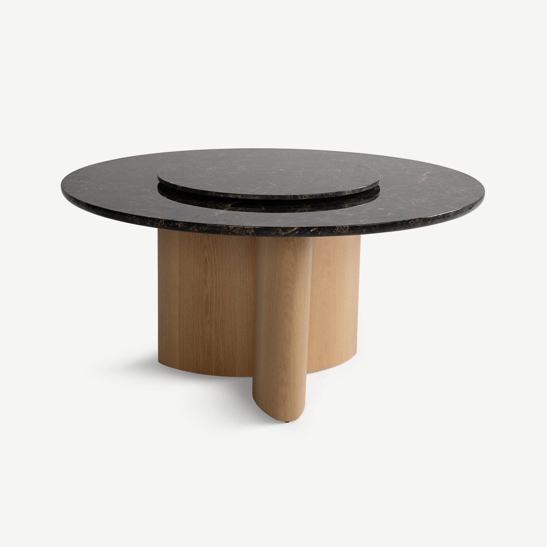 Yani 6 Seater Dining Table Natural