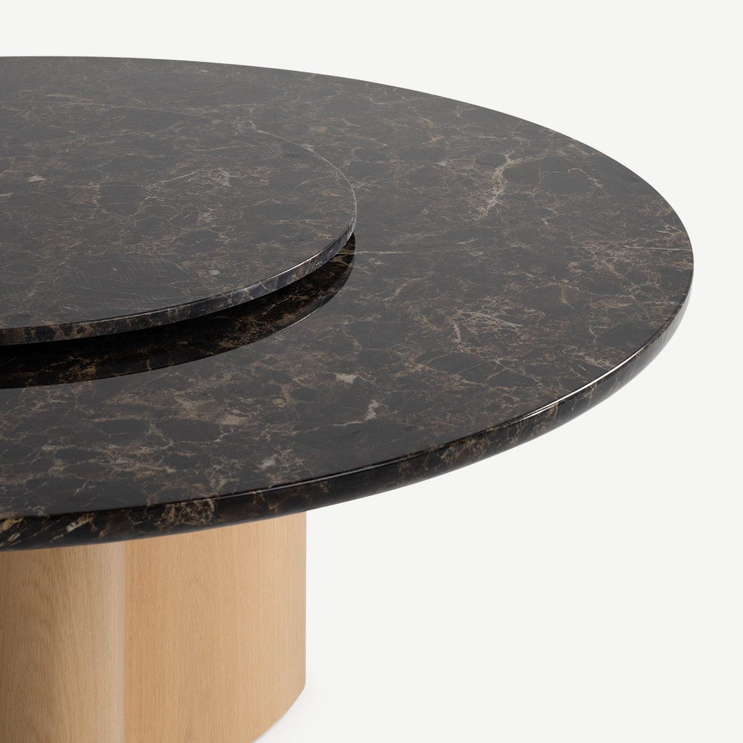 Yani 6 Seater Dining Table Natural