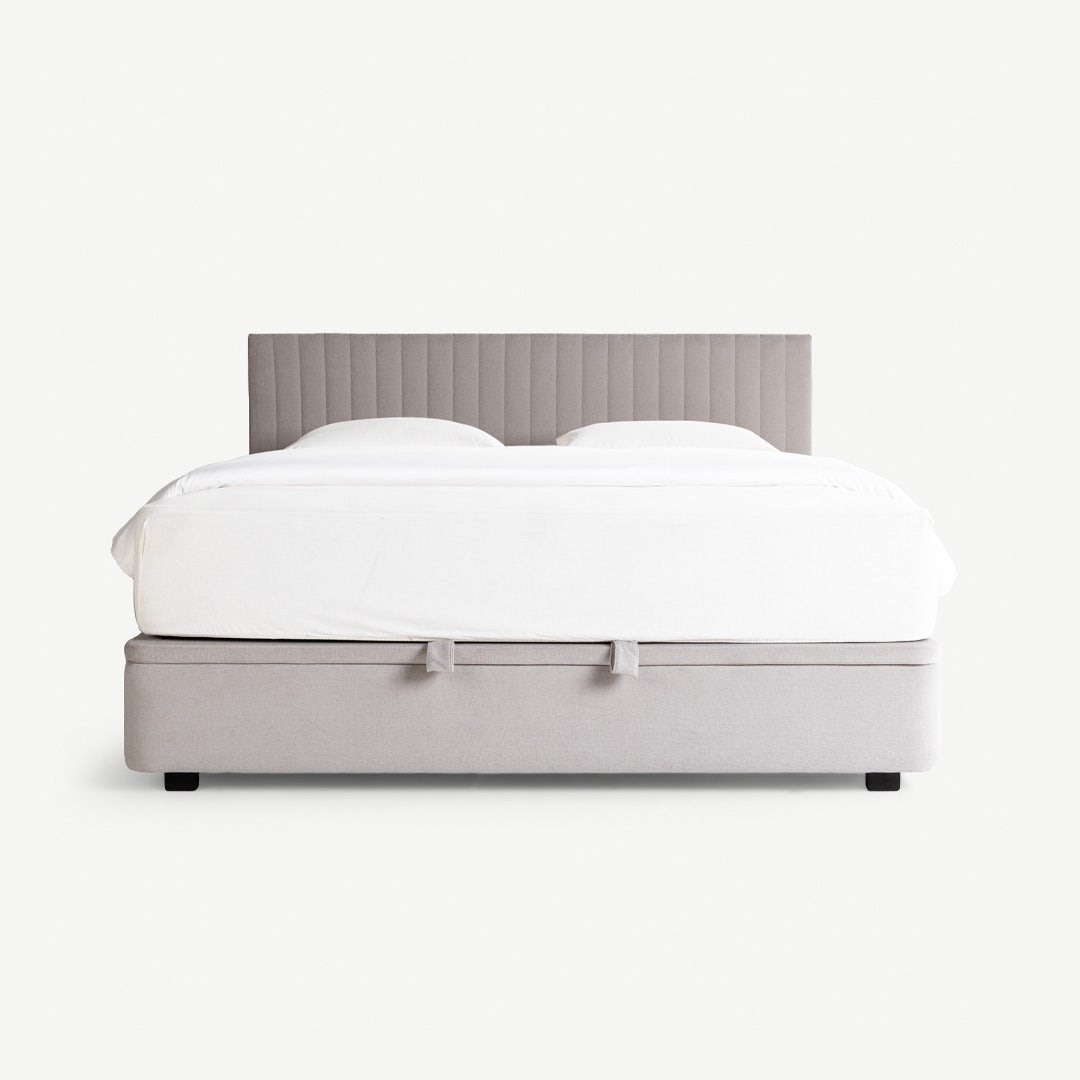 Yeema Hydraulic Bed Base 200x200cm Beige