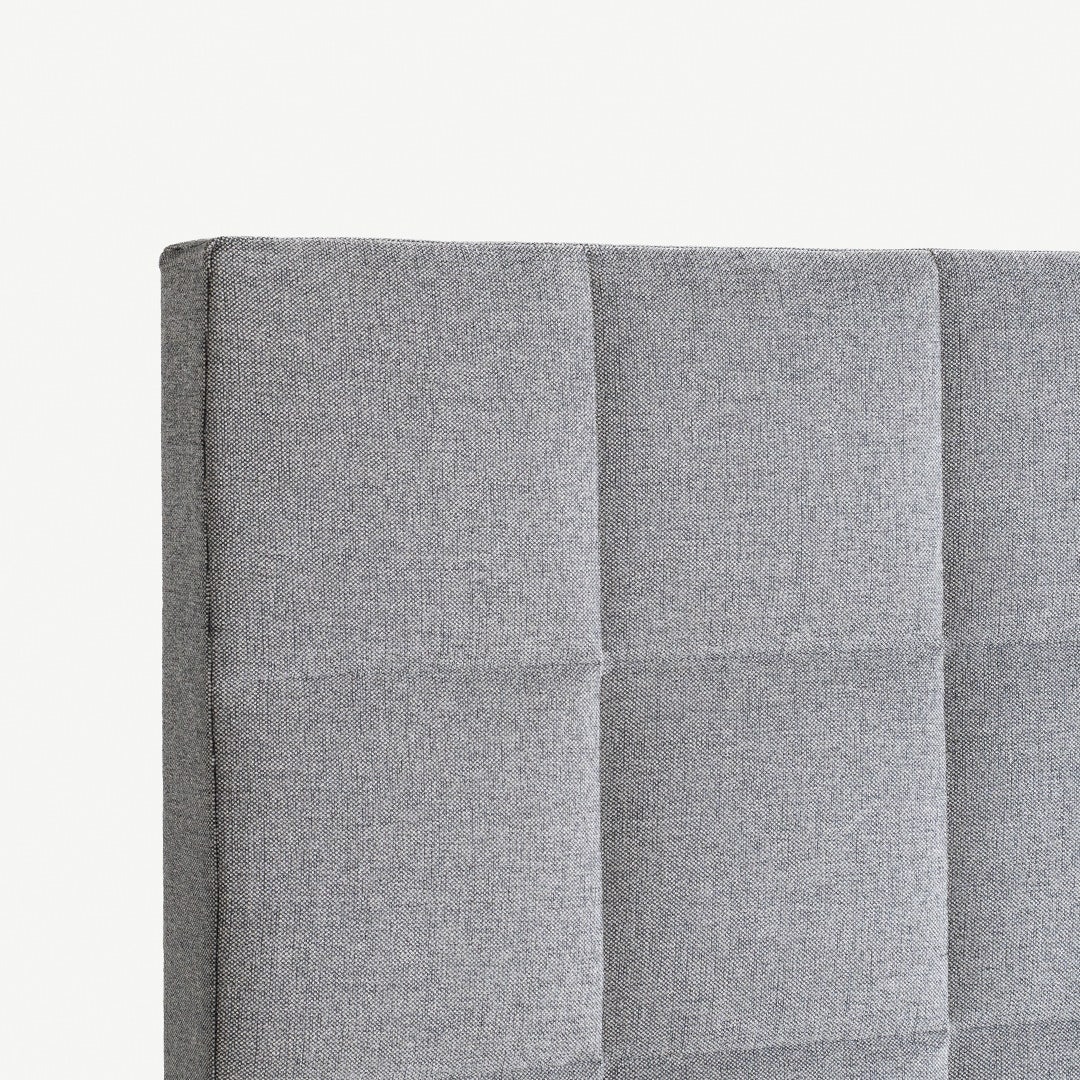 Yeema Square Headboard 180x200cm Grey