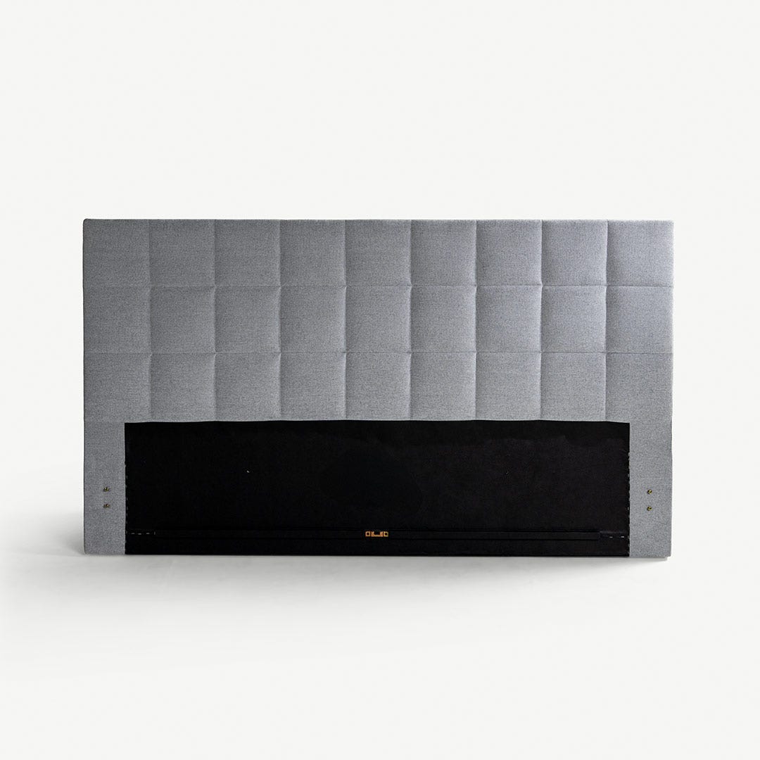 Yeema Square Headboard 200x200cm Grey
