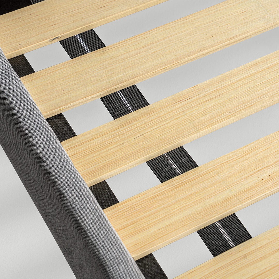 Yeema Static Bed Base 120x200cm Grey