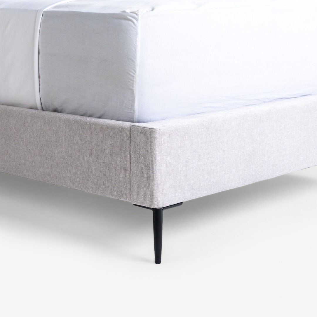 ييما قاعدة سرير ثابتة 120×200 سم - بيج