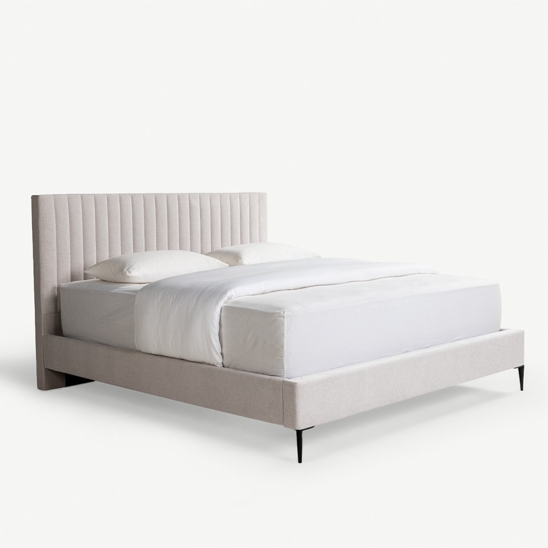 Yeema Static Bed Base 160x200cm Beige