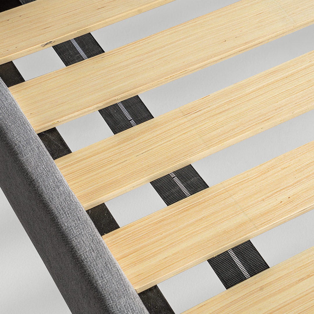 Yeema Static Bed Base 200x200cm Grey