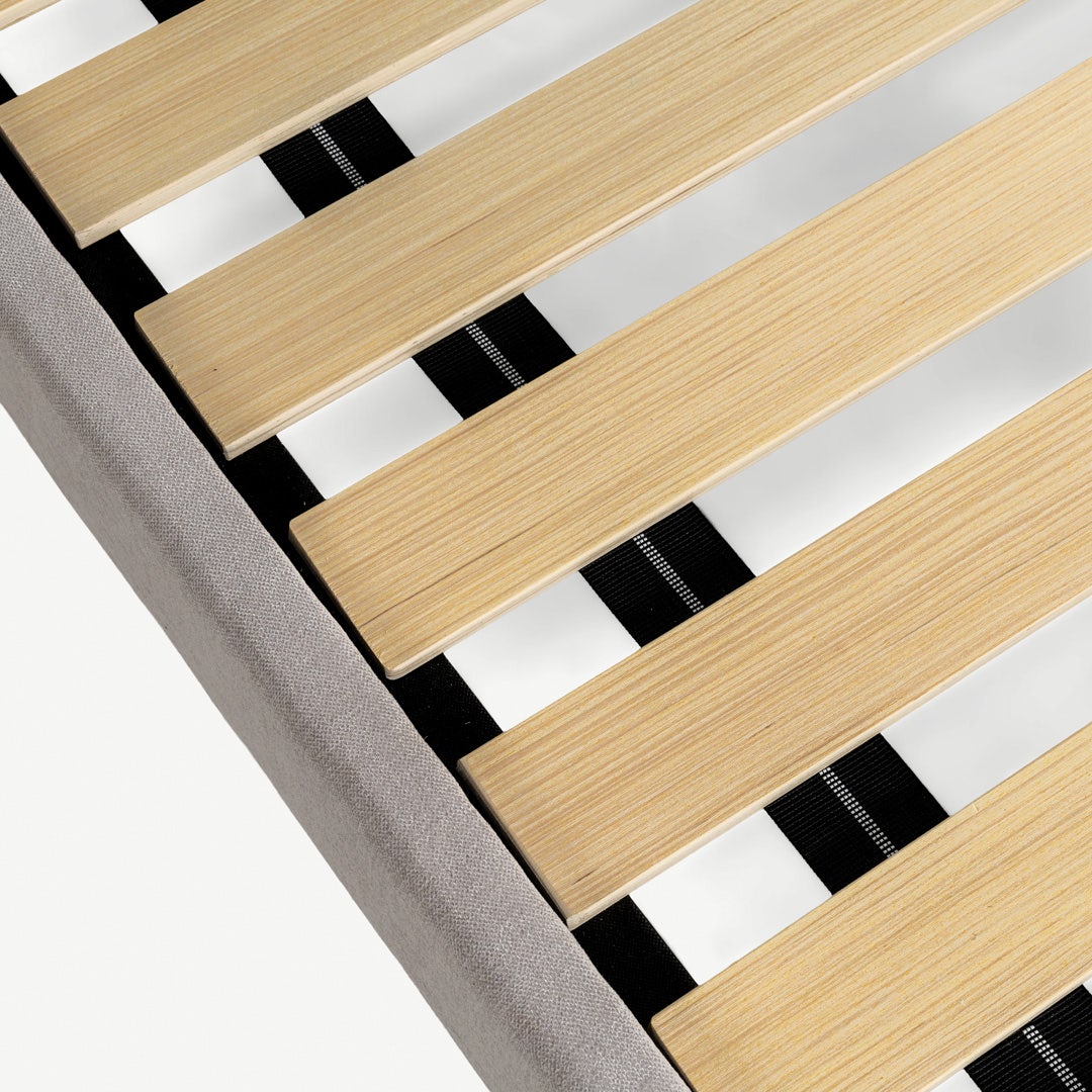 ييما قاعدة سرير ثابتة 200×200 سم - بيج