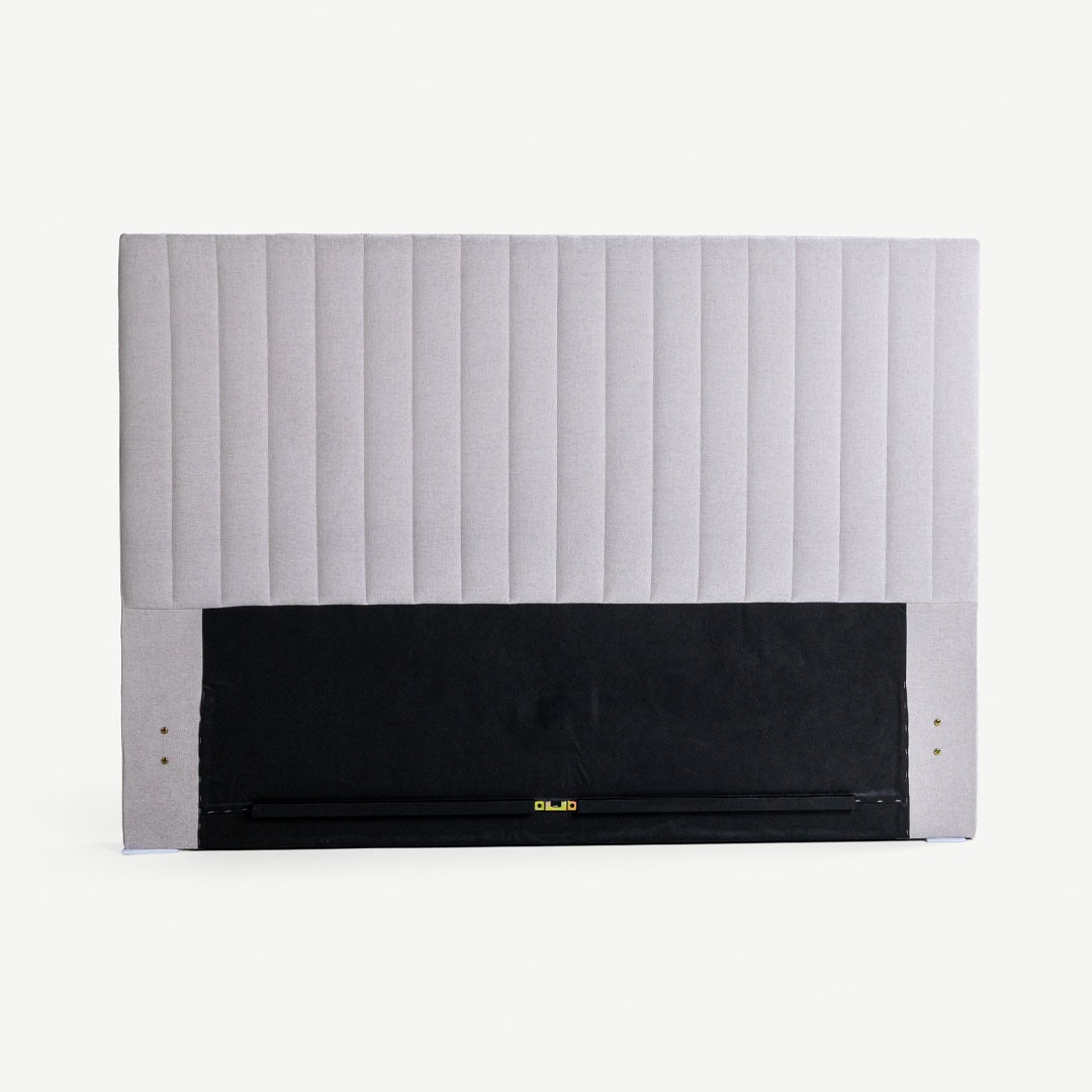 Yeema Striped Headboard 160x200cm Beige