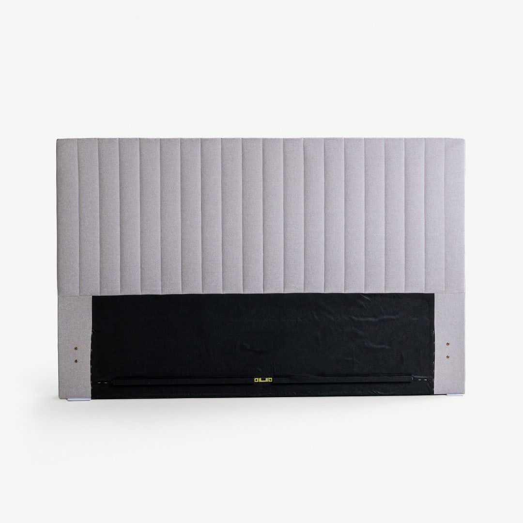 Yeema Striped Headboard 180x200cm Beige