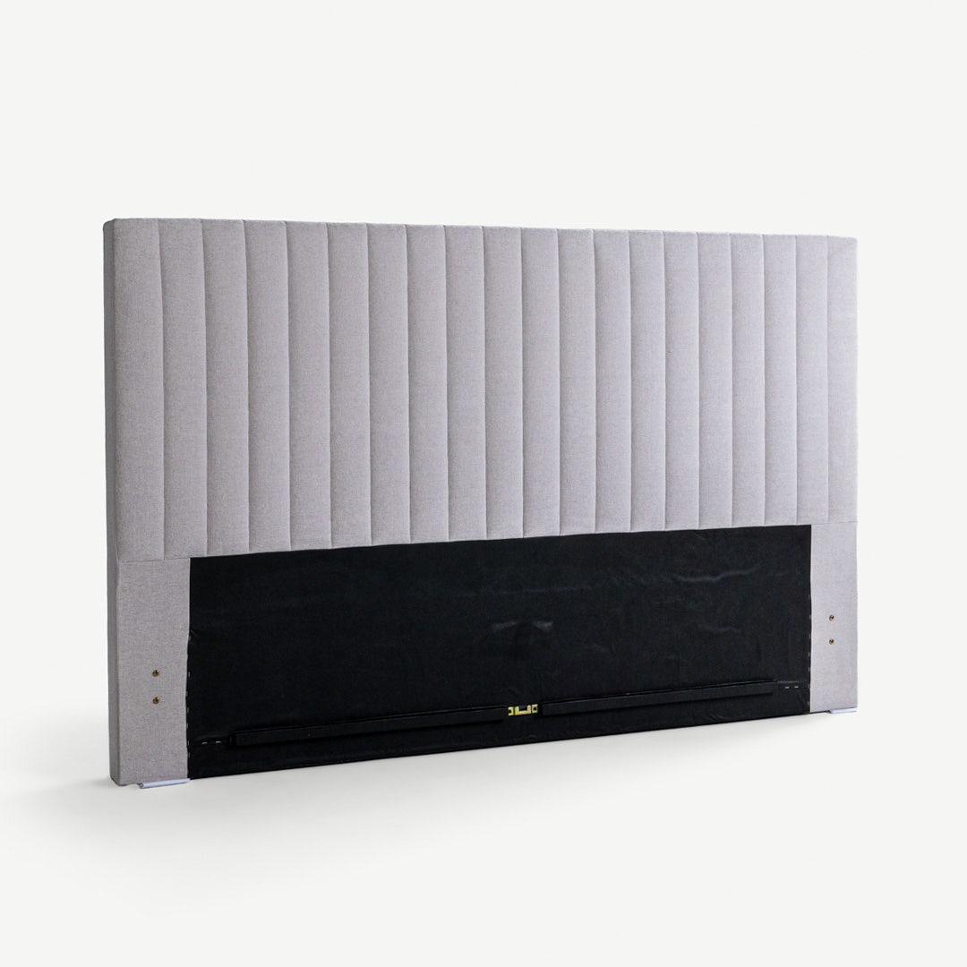 Yeema Striped Headboard 180x200cm Beige