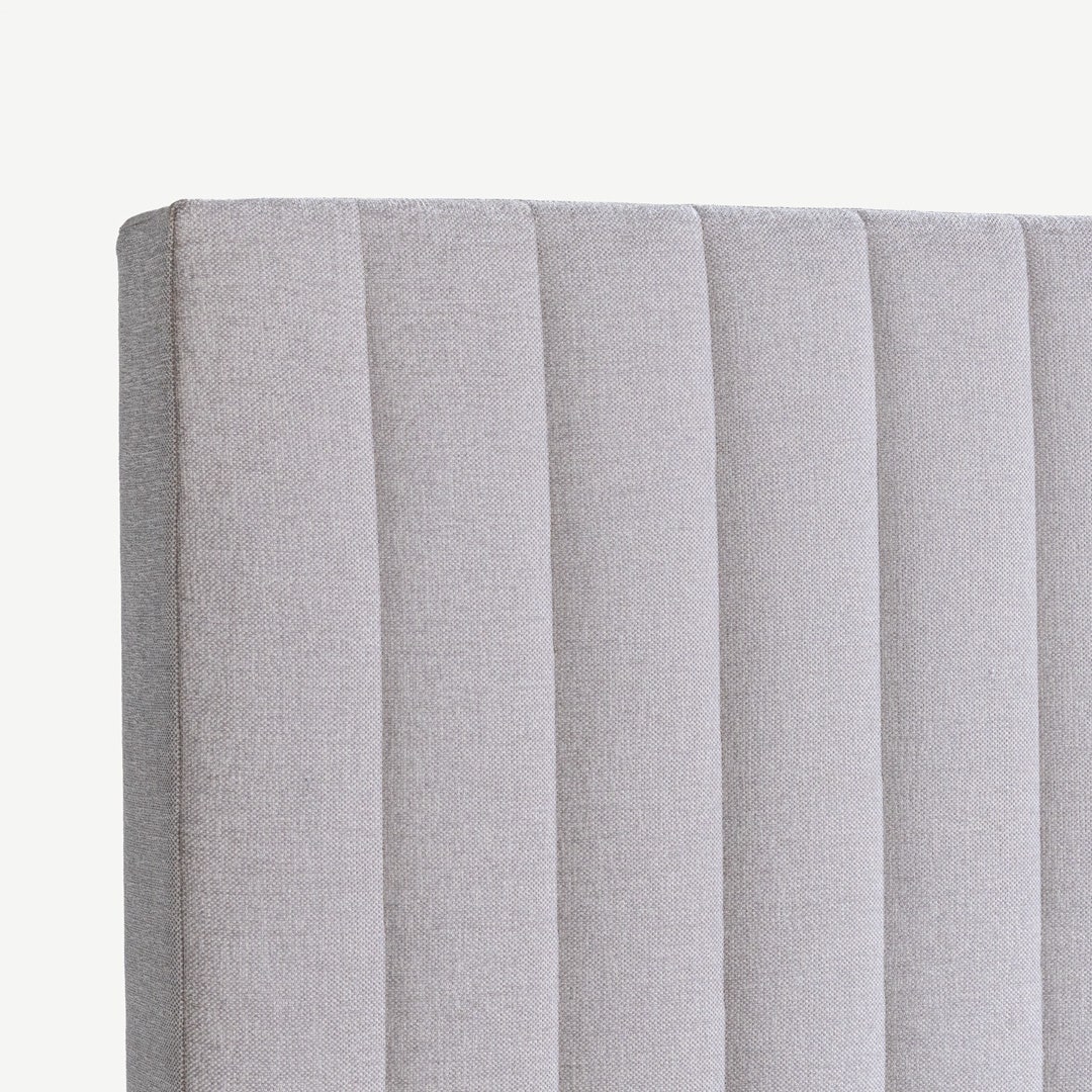 Yeema Striped Headboard 180x200cm Beige