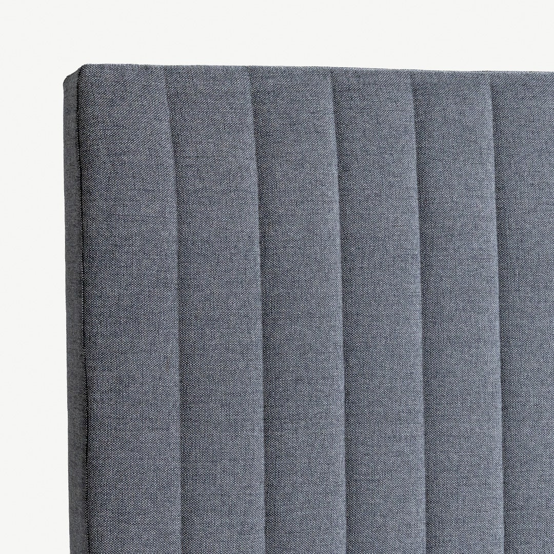 Yeema Striped Headboard 180x200cm Grey