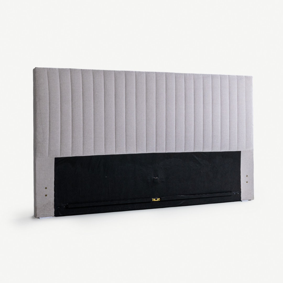 ييما لوح رأس مخطط 200×200 سم - بيج