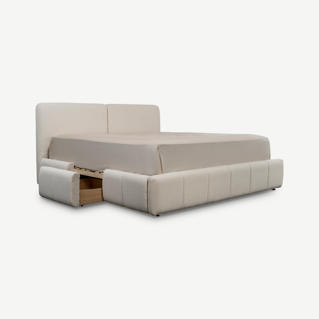 York Bed Ivory