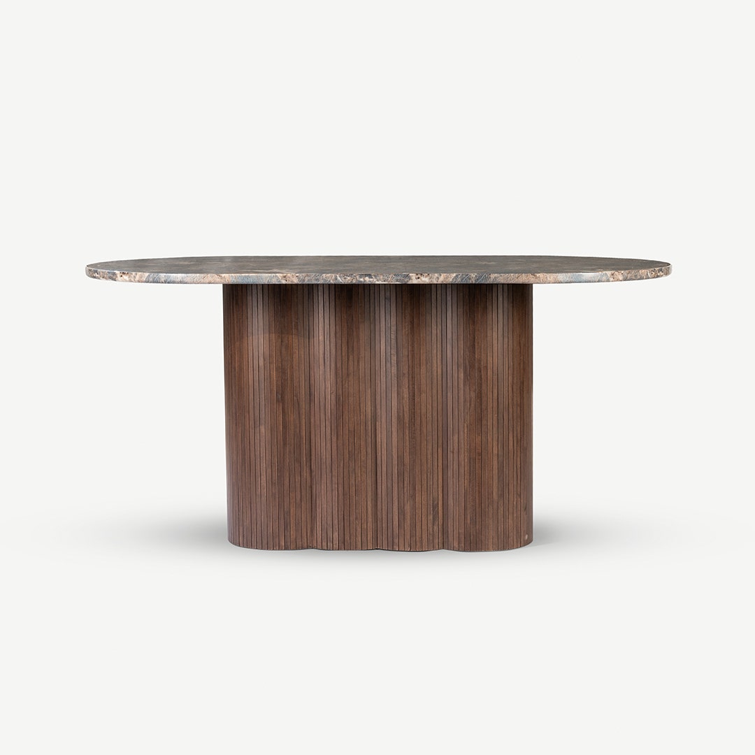 Yulan 6 Seater Island Dining Table Multi