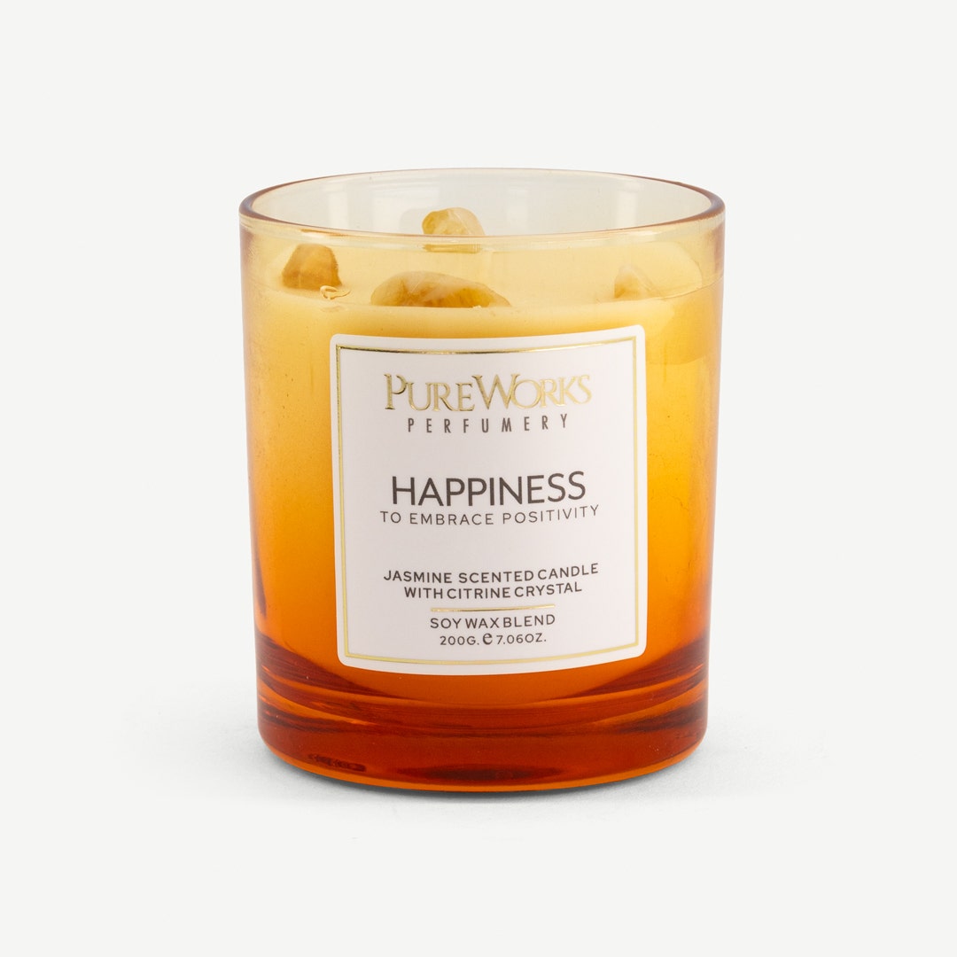 Zein Scented Jar Candle 200g -Happiness