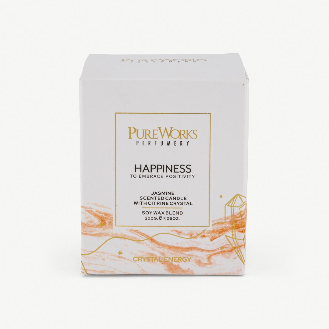 Zein Scented Jar Candle 200g -Happiness