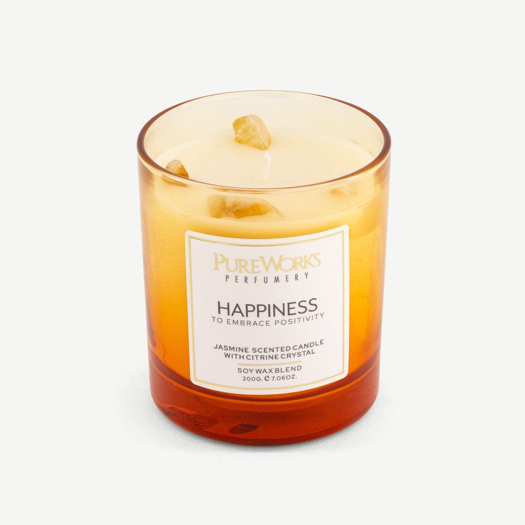 Zein Scented Jar Candle 200g -Happiness
