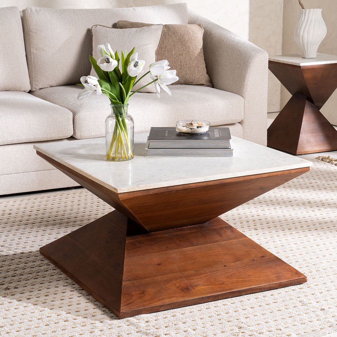Zenas Coffee Table White