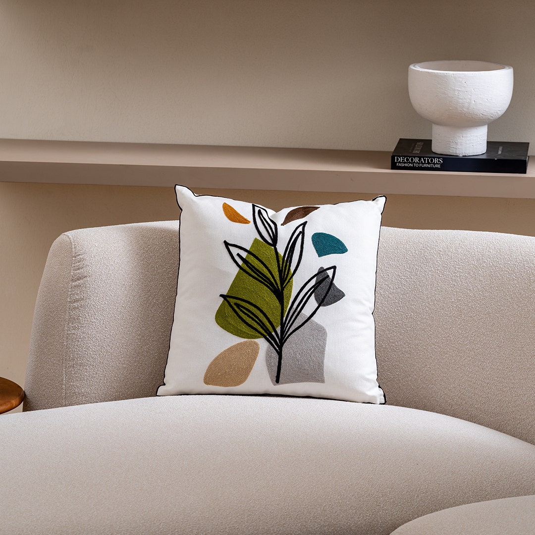 Zenia Embr Cushion -45x45cm